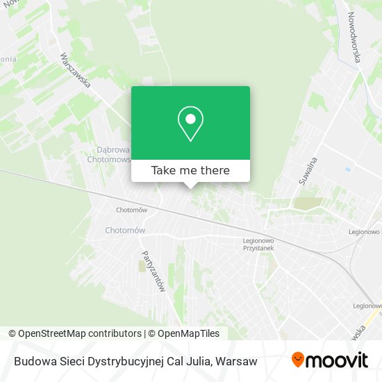 Budowa Sieci Dystrybucyjnej Cal Julia map