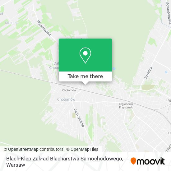 Blach-Klep Zakład Blacharstwa Samochodowego map