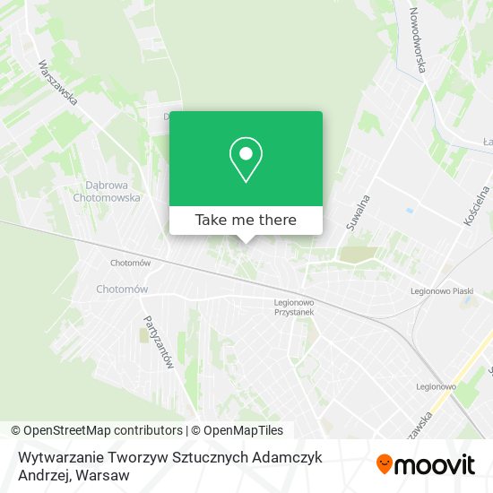 Карта Wytwarzanie Tworzyw Sztucznych Adamczyk Andrzej