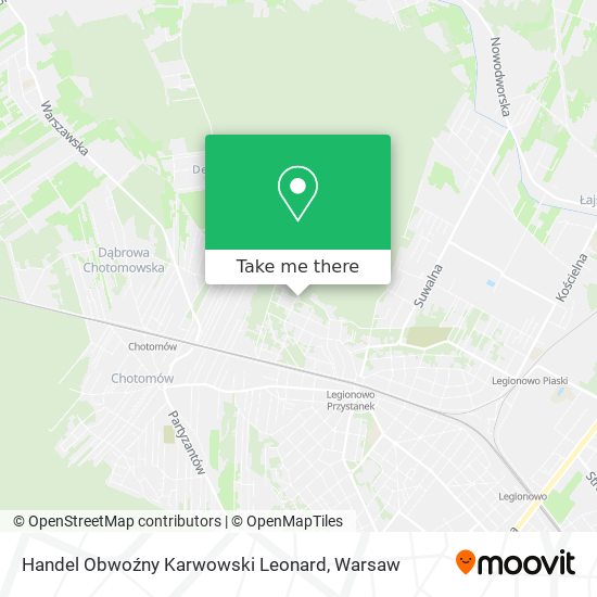 Handel Obwoźny Karwowski Leonard map