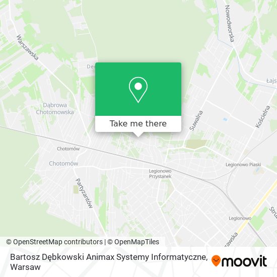 Bartosz Dębkowski Animax Systemy Informatyczne map