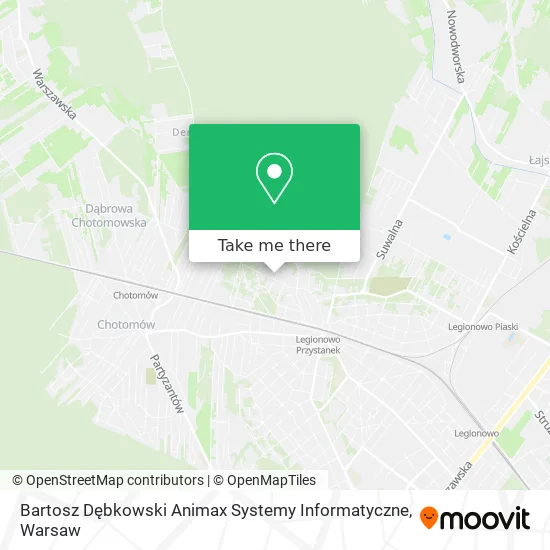 Bartosz Dębkowski Animax Systemy Informatyczne map
