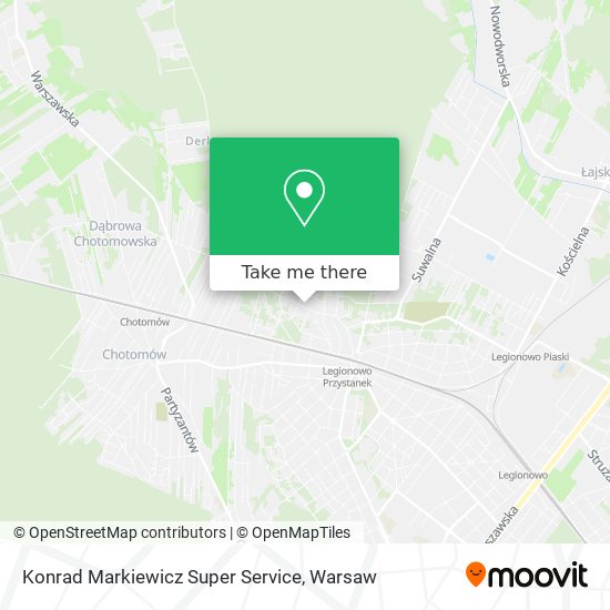 Карта Konrad Markiewicz Super Service