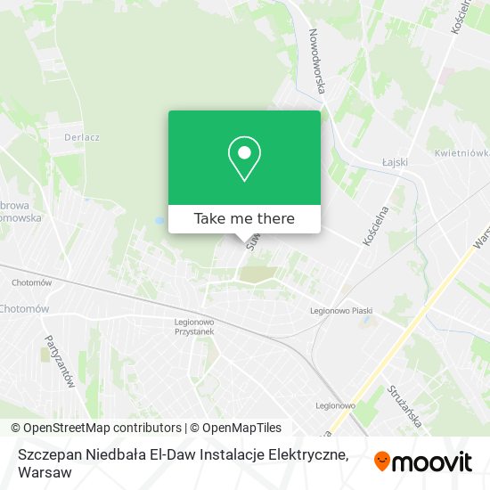 Szczepan Niedbała El-Daw Instalacje Elektryczne map