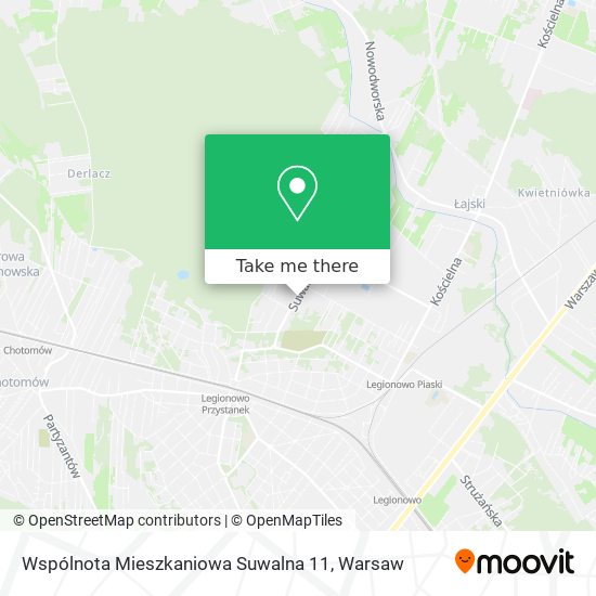 Карта Wspólnota Mieszkaniowa Suwalna 11