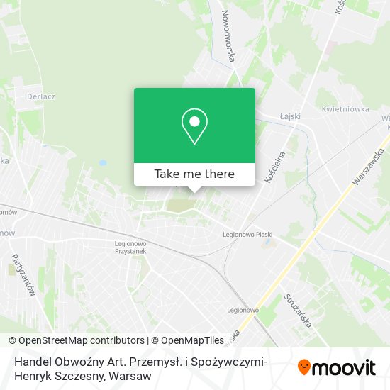 Handel Obwoźny Art. Przemysł. i Spożywczymi-Henryk Szczesny map