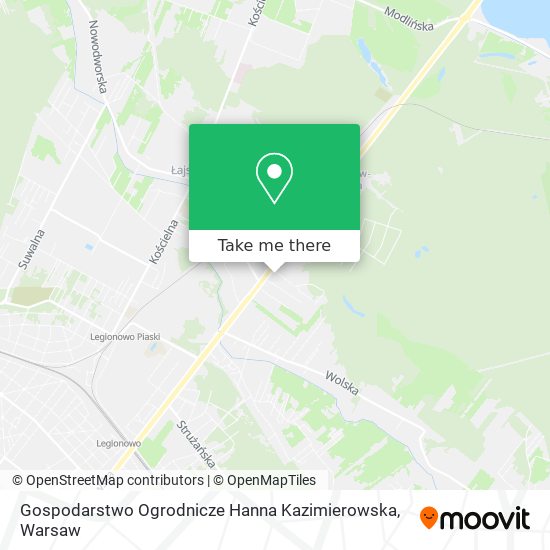 Gospodarstwo Ogrodnicze Hanna Kazimierowska map