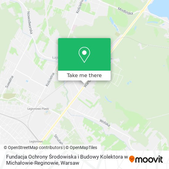 Fundacja Ochrony Środowiska i Budowy Kolektora w Michałowie-Reginowie map