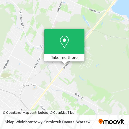 Sklep Wielobranżowy Korolczuk Danuta map