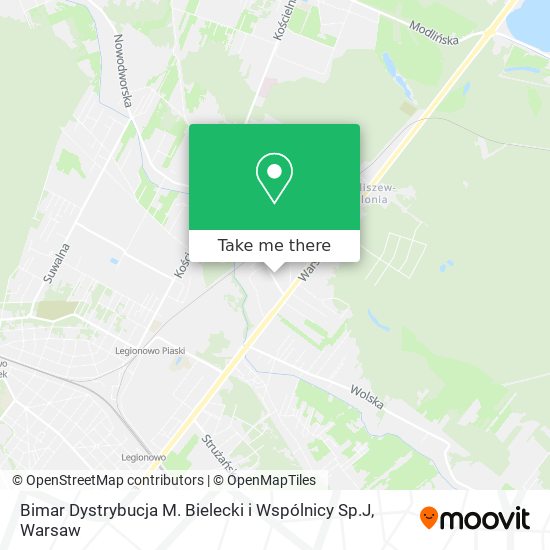 Bimar Dystrybucja M. Bielecki i Wspólnicy Sp.J map