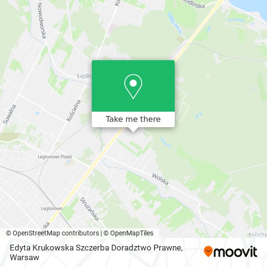 Edyta Krukowska Szczerba Doradztwo Prawne map