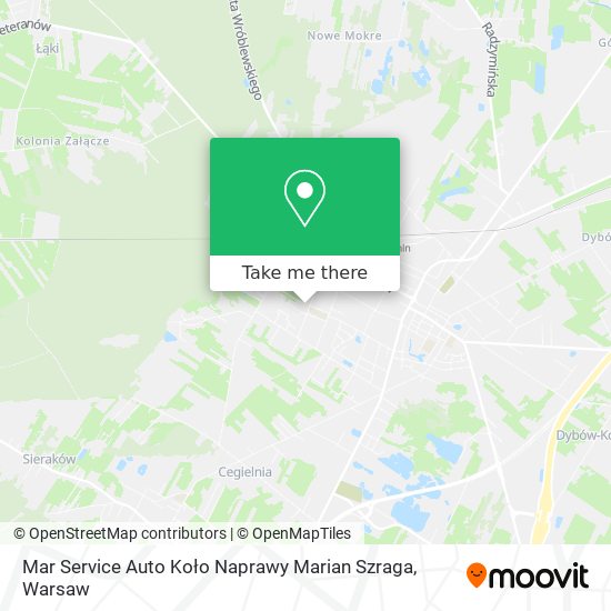 Mar Service Auto Koło Naprawy Marian Szraga map