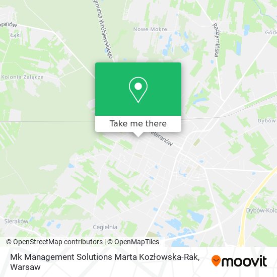 Mk Management Solutions Marta Kozłowska-Rak map