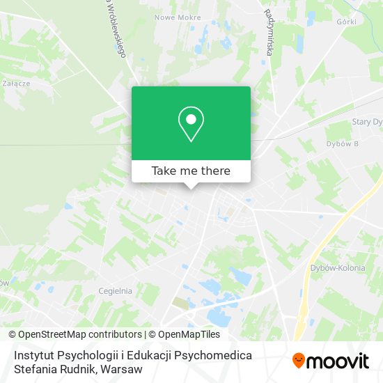 Instytut Psychologii i Edukacji Psychomedica Stefania Rudnik map