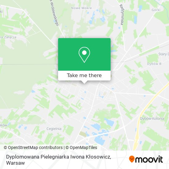 Dyplomowana Pielegniarka Iwona Kłosowicz map