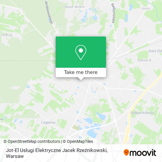 Jot-El Usługi Elektryczne Jacek Rzeźnikowski map