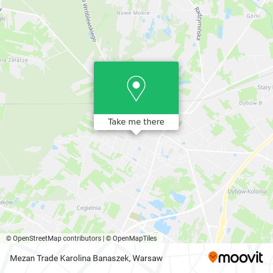 Mezan Trade Karolina Banaszek map