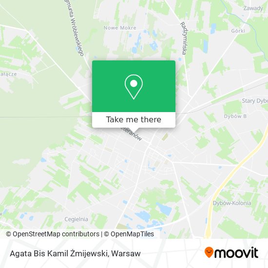 Agata Bis Kamil Żmijewski map