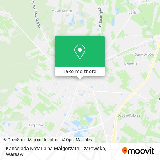 Kancelaria Notarialna Małgorzata Ożarowska map