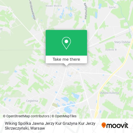 Wiking Spółka Jawna Jerzy Kur Grażyna Kur Jerzy Skrzeczyński map