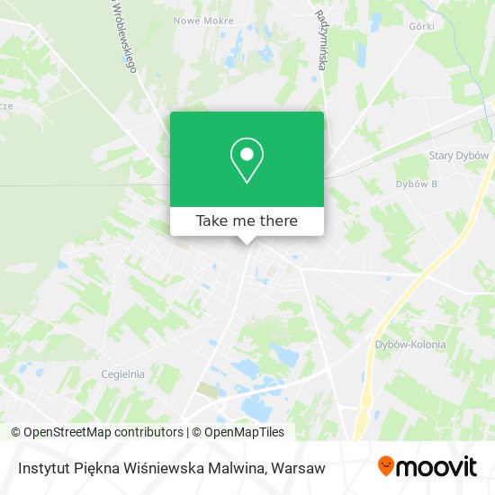 Instytut Piękna Wiśniewska Malwina map