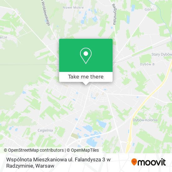 Wspólnota Mieszkaniowa ul. Falandysza 3 w Radzyminie map