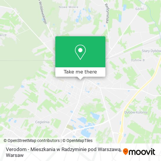 Verodom - Mieszkania w Radzyminie pod Warszawą map