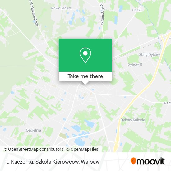 U Kaczorka. Szkoła Kierowców map