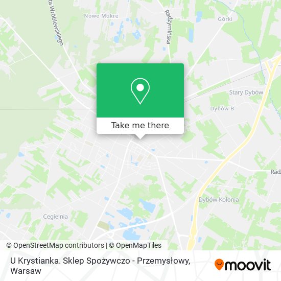 U Krystianka. Sklep Spożywczo - Przemysłowy map