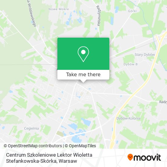 Centrum Szkoleniowe Lektor Wioletta Stefankowska-Skórka map