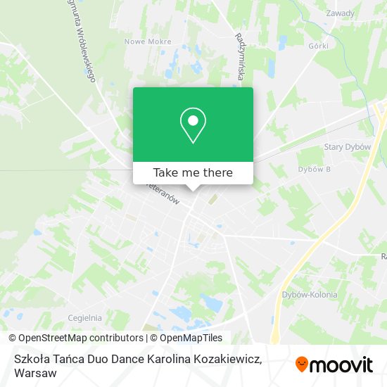 Szkoła Tańca Duo Dance Karolina Kozakiewicz map