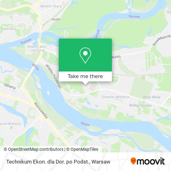 Technikum Ekon. dla Dor. po Podst. map