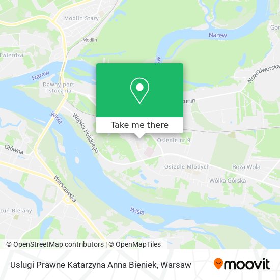 Uslugi Prawne Katarzyna Anna Bieniek map