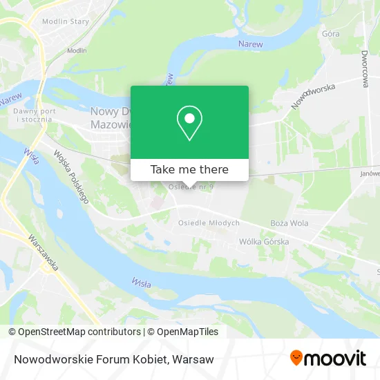 Nowodworskie Forum Kobiet map