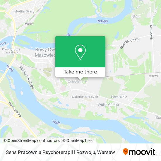 Карта Sens Pracownia Psychoterapii i Rozwoju