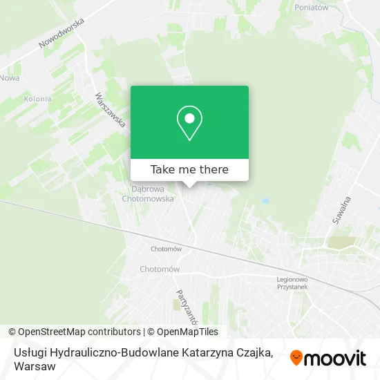 Usługi Hydrauliczno-Budowlane Katarzyna Czajka map