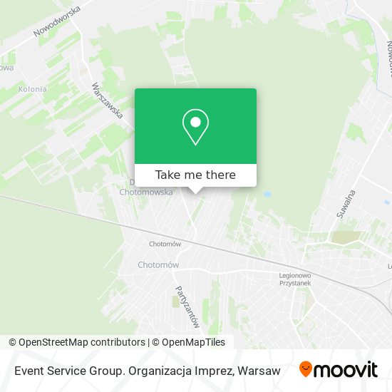 Event Service Group. Organizacja Imprez map