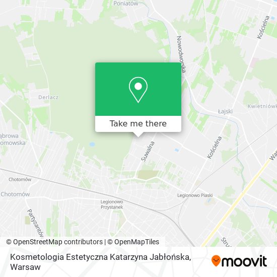 Kosmetologia Estetyczna Katarzyna Jabłońska map