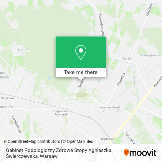 Gabinet Podologiczny Zdrowe Stopy Agnieszka Świerczewska map