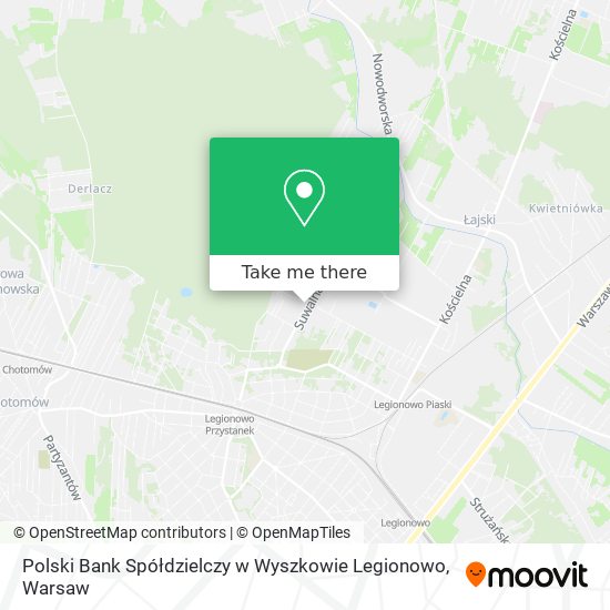 Polski Bank Spółdzielczy w Wyszkowie Legionowo map