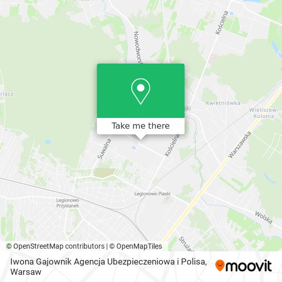 Iwona Gajownik Agencja Ubezpieczeniowa i Polisa map