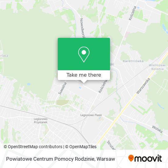 Powiatowe Centrum Pomocy Rodzinie map