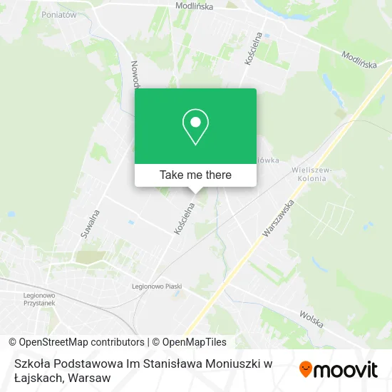 Szkoła Podstawowa Im Stanisława Moniuszki w Łajskach map