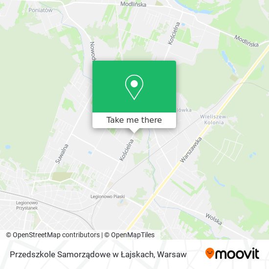 Przedszkole Samorządowe w Łajskach map