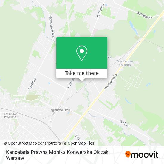 Kancelaria Prawna Monika Konwerska Olczak map