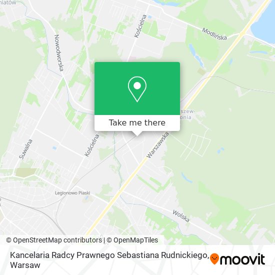 Kancelaria Radcy Prawnego Sebastiana Rudnickiego map