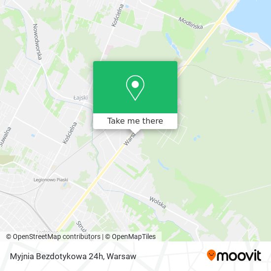 Myjnia Bezdotykowa 24h map