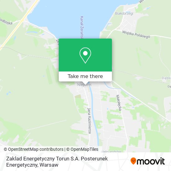 Zaklad Energetyczny Torun S.A. Posterunek Energetyczny map