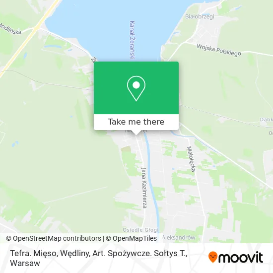 Карта Tefra. Mięso, Wędliny, Art. Spożywcze. Sołtys T.