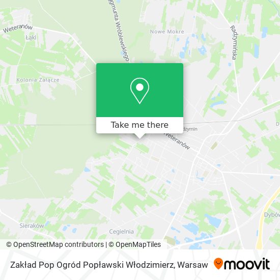 Zakład Pop Ogród Popławski Włodzimierz map